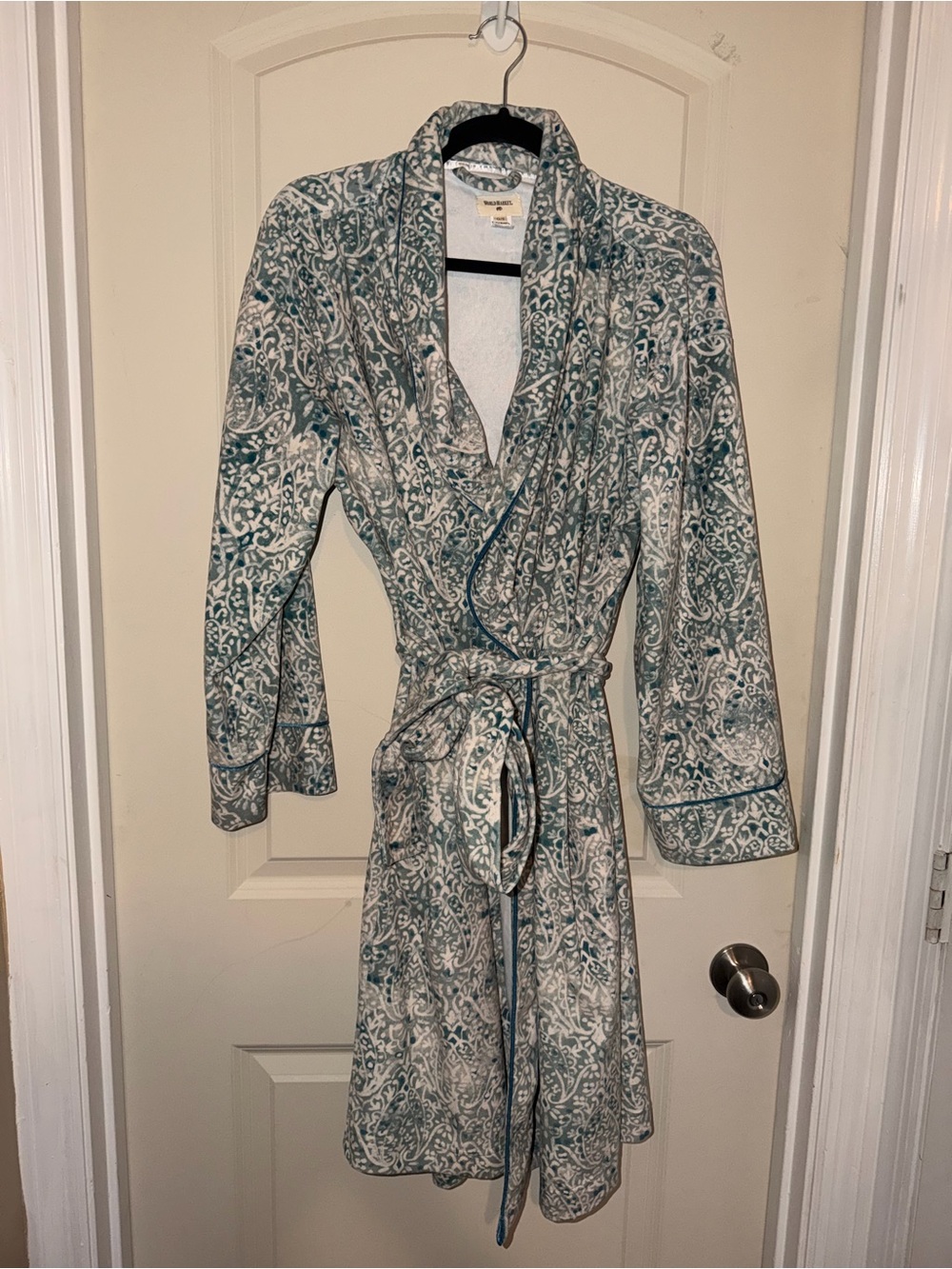 World Market Women's Printed Warm Robe OS